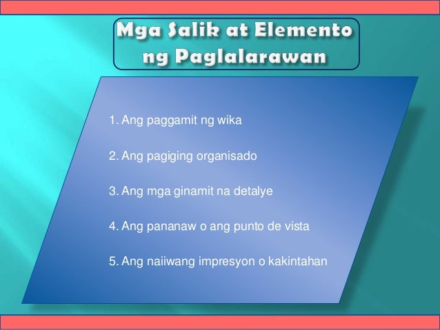 halimbawa ng paglalarawan Contextual translation of magbigay halimbawa ng paglalarawan into english human translations with examples: example of a lath. halimbawa ng paglalarawan Contextual translation of magbigay halimbawa ng paglalarawan into english human translations with examples: example of a lath.