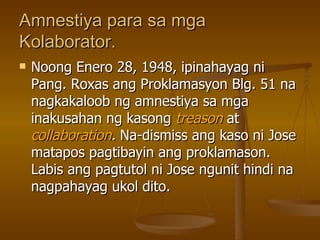 paglilitis kay jose