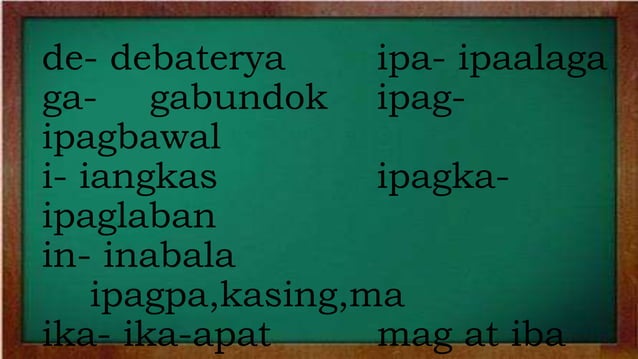 Uri ng Panlapi Demoslides | PPTX