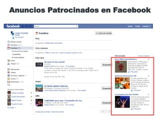 Anuncios Patrocinados en Facebook
 