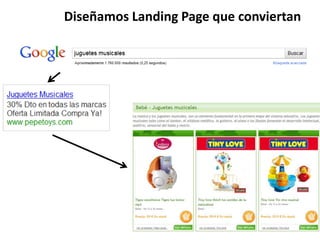 Diseñamos Landing Page que conviertan
 