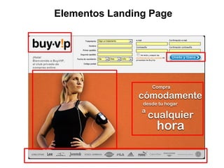 Elementos Landing Page
 