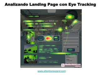 Analizando Landing Page con Eye Tracking




              www.attentionwizard.com
 
