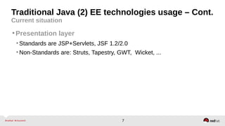 Migrating traditional Java EE Applications to mobile | PPT