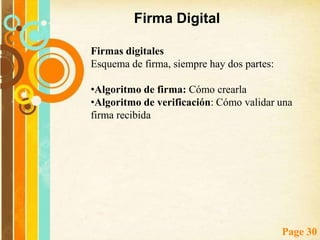 La firma en síAutoridades de CertificaciónLa Autoridad de Certificación es un ente u organismo que, de acuerdo con unas políticas y algoritmos, certificará -por ejemplo- claves públicas de usuarios o servidores.