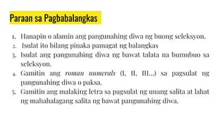 Pagpapasining ng diskurso | PPTX