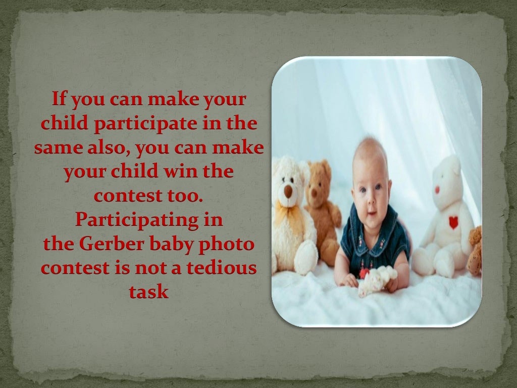 Gerber baby photo contest from pageantdoor