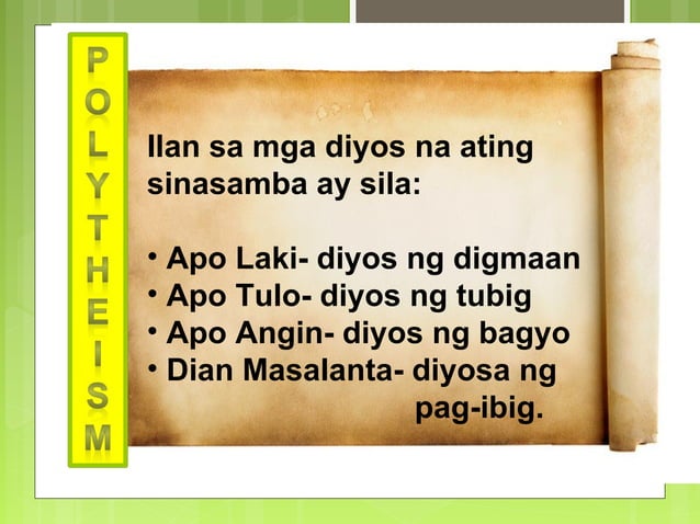 Pagsamba Symbol Pagsamba ng mga sinaunang pilipino | PPT
