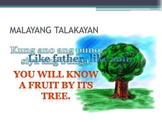 MALAYANG TALAKAYAN
 