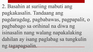 Pagsasaling - wika | PPTX