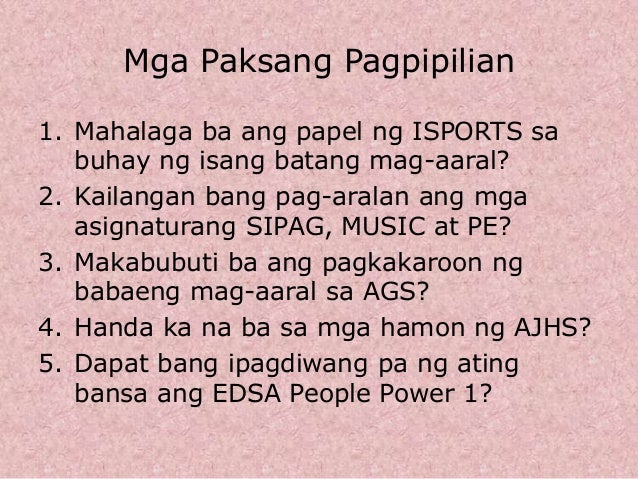 Pagsasanay para sa pagsulat ng talumpati