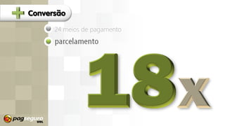 24 meios de pagamento
 