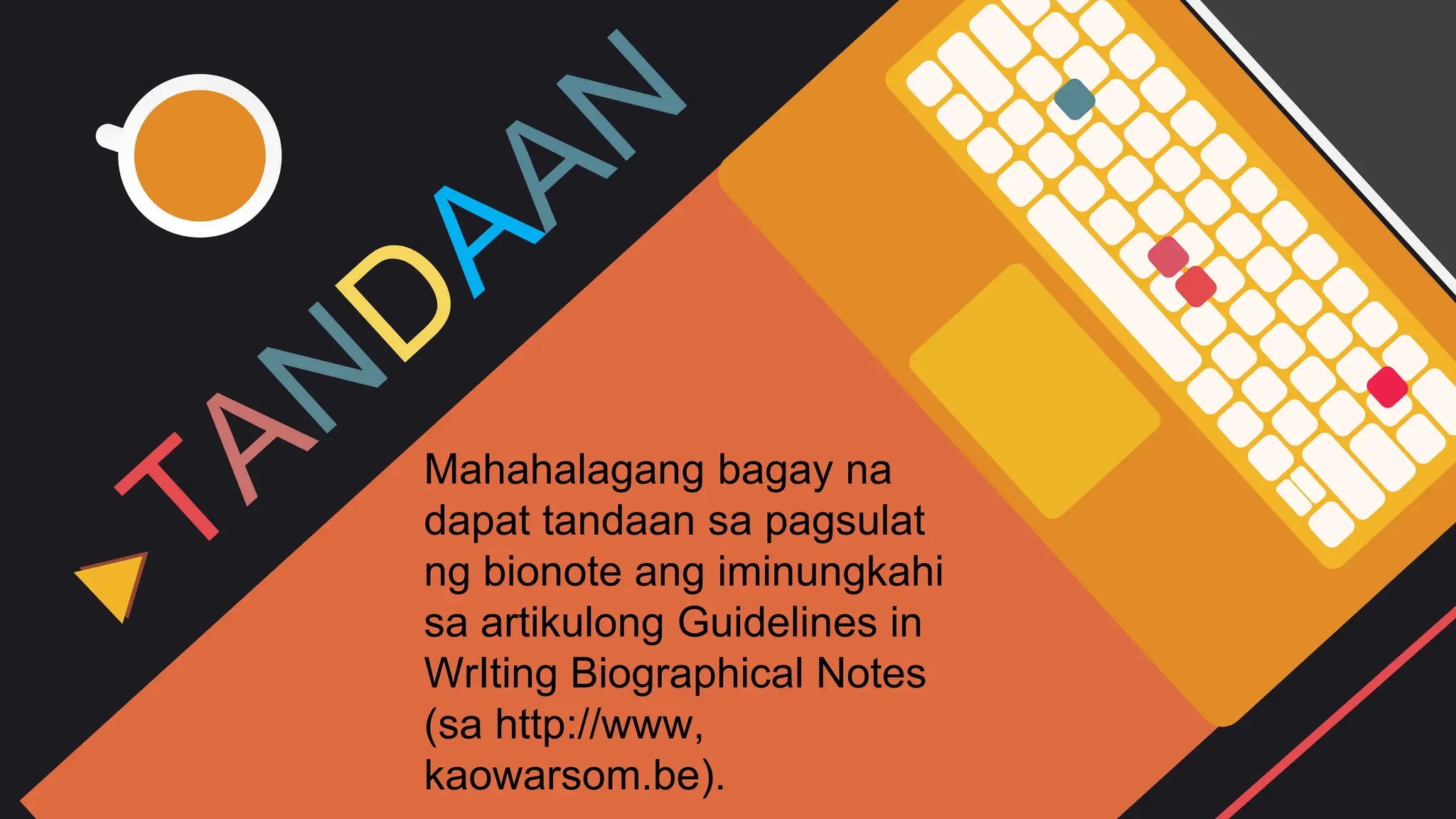 1 Bionote Mga Dapat Tandaan Sa Pagsulat Ng Bionote