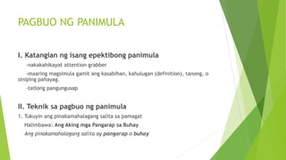 Pagsulat ng sanaysay  PPT