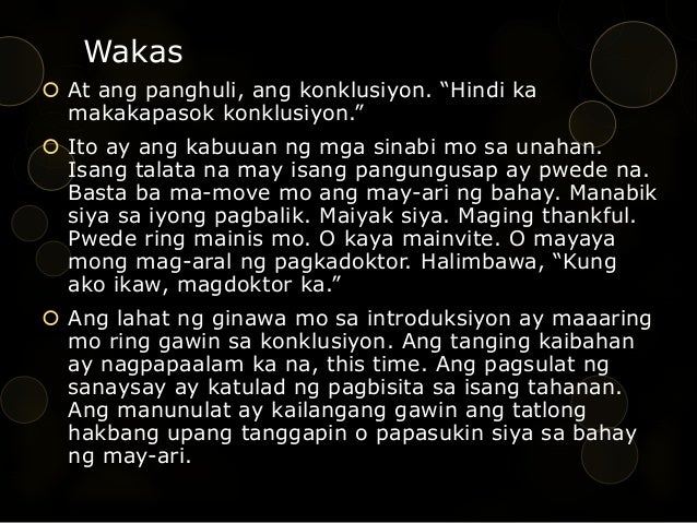 Halimbawa Pagsulat Ng Sanaysay