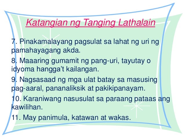 halimbawa ng lathalaing nagpapabatid Sa isang lipunan kung saan nilalahad ito, ang isang alamat ng paglikha ay pangkaraniwang itinuturing na nagpapabatid ng ganap na mga katotohanan,. halimbawa ng lathalaing nagpapabatid Sa isang lipunan kung saan nilalahad ito, ang isang alamat ng paglikha ay pangkaraniwang itinuturing na nagpapabatid ng ganap na mga katotohanan,.