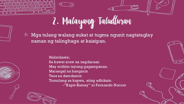 Malayang Taludturan Na Tula Halimbawa Ng Malayang Taludturan - Natasya Halimbawa Story