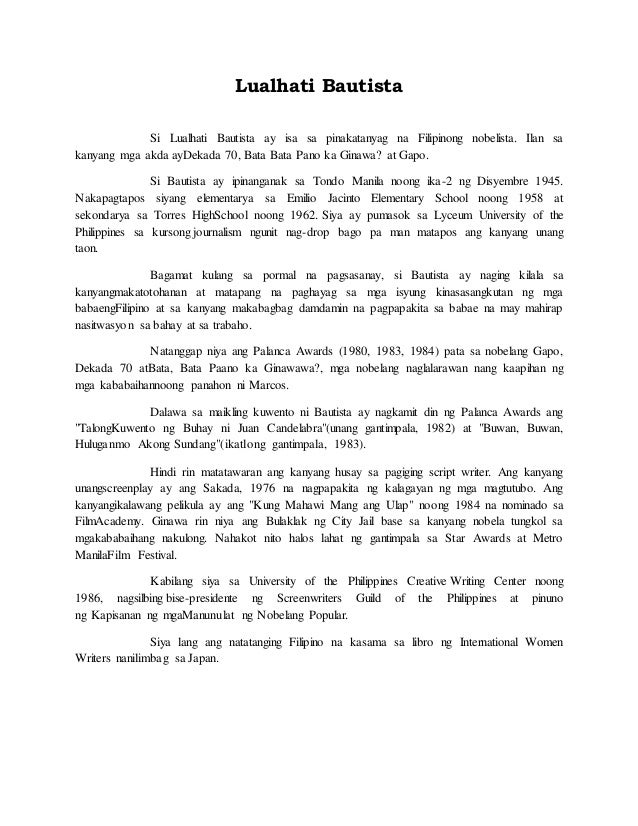 Pagsusuri Sa Panitikang Pilipino Sa Panahon Ng Kontemporaryo