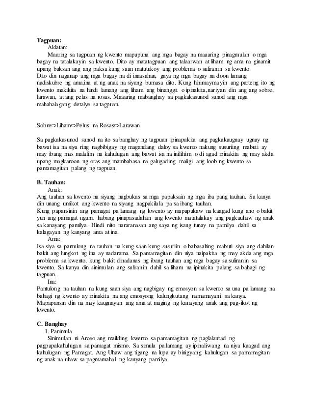 uhaw ang tigang na lupa buod ni liwayway arceo summary uhaw ang tigang na lupa buod ni liwayway arceo summary