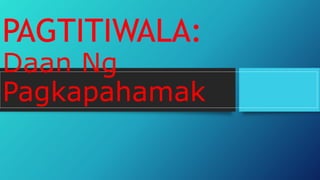 Daan Ng
Pagkapahamak
 