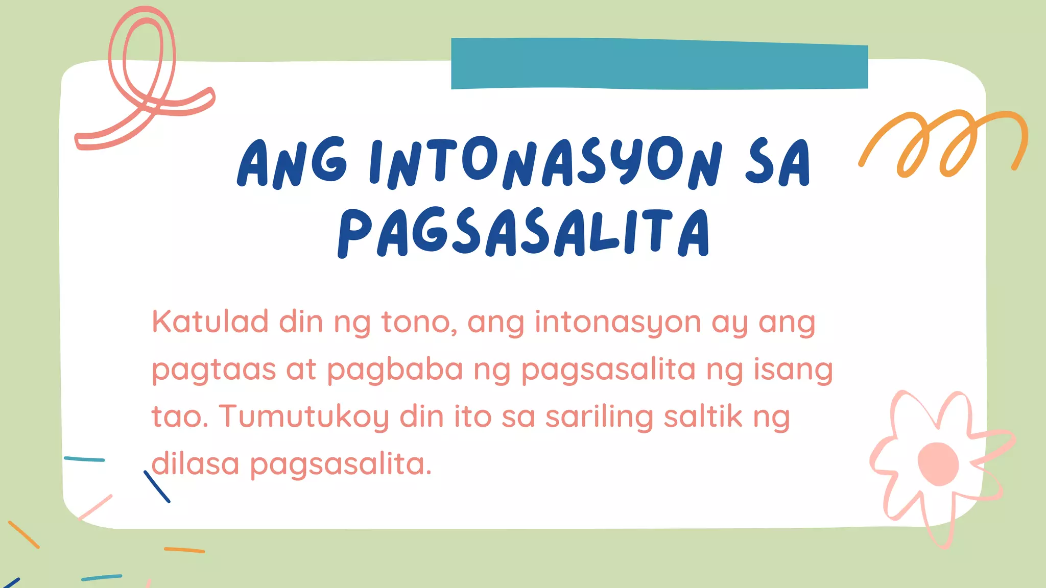 Pagtukoy sa damdamin ng tagapagsalita tono, bilis, diin, at intonasyon ...