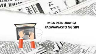 Copyreader Philippines PAGWAWASTO NG KOPYA - copyreader sa Ingles | PPTX