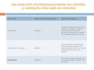 DISEÑO WEBEs el arte de construir una serie de páginas web que constituyen un sitio web completo. Es muy importante considerar nuestras metas de posicionamiento SEO (optimización para motores de búsqueda) antes de iniciar la construcción y el diseño web de una página. Si fallamos en esto, tendremos que rediseñar muchas cosas mas adelante. El diseño de un sitio web comercial es extremadamente importante y consiste de muchos factores. Un diseño web comercial debe ser llamativo, útil, fácil de utilizar y navegar y muchas otras cosas. Pero aunque estos objetivos pueden ser alcanzados de muchas diferentes formas y utilizando muchas diferentes tecnologías debemos tener mucho cuidado