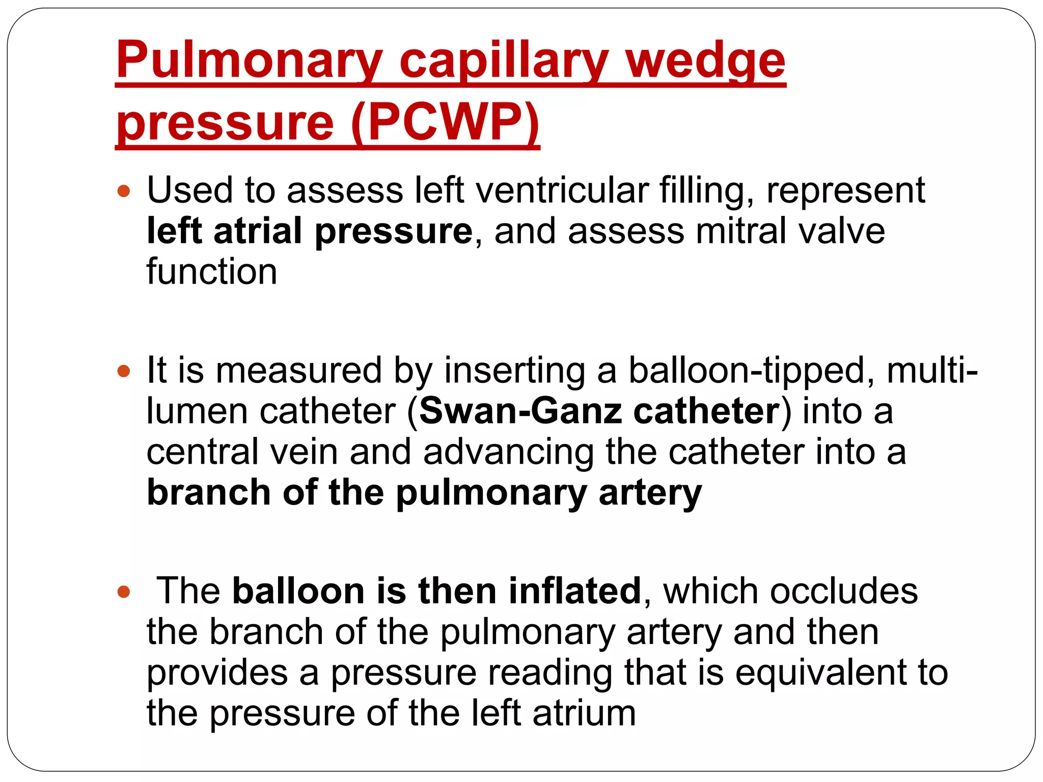 Pulmonary Hypertension: Clinical diagnosis, hemodynamics and approach ...