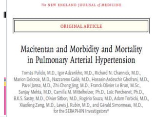 Advances in treatment of Pulmonary Arterial Hypertension | PPTX