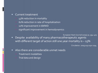 Advances in treatment of Pulmonary Arterial Hypertension | PPTX
