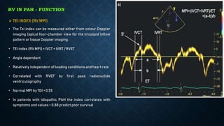 Tei Normal PAH echo - dr abhishek.pptx