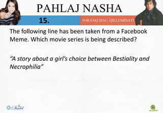 PAHLAJ NASHA- THE NSFW QUIZ