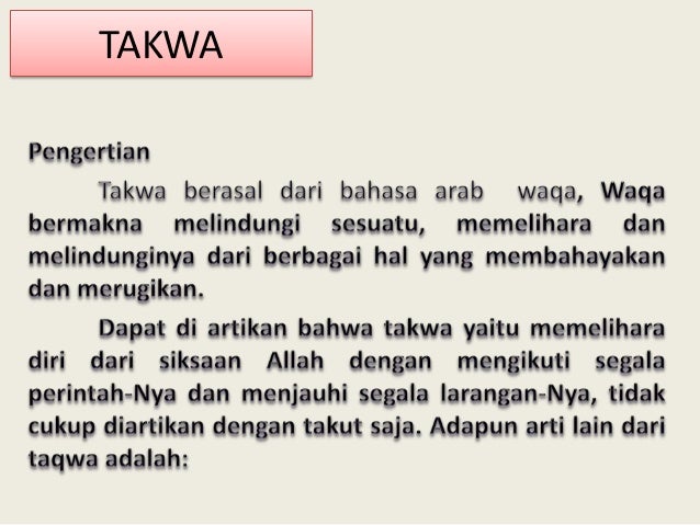 Takwa dan Kerukunan Antar Umat Beragama