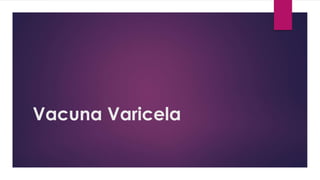 Vacuna Varicela
 