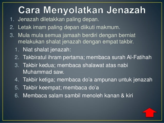 Tata Cara Pengurusan Jenazah