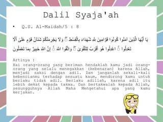 Materi Syaja Ah Berani Membela Kebenaran Kelas Xi Smk Pendidikan Ag