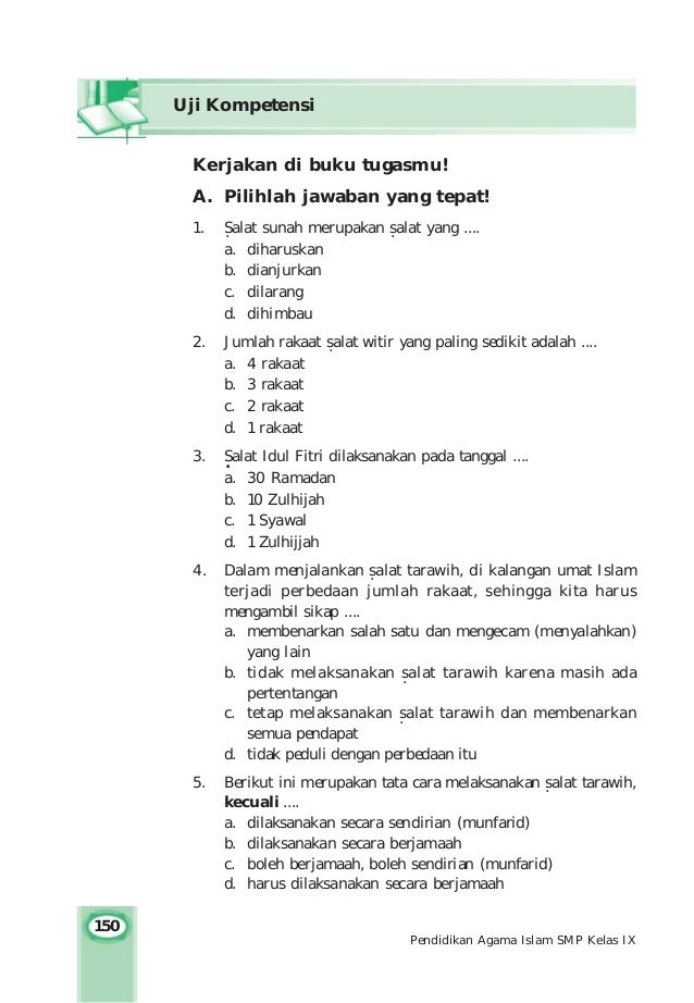 Pai kelas-9.-bab-12.-salat-sunah-berjamaah-dan-munfarid