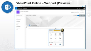 SharePoint Online – Webpart (Preview)
 