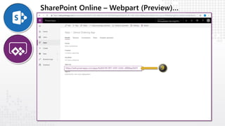 SharePoint Online – Webpart (Preview)…
 