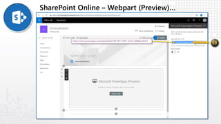SharePoint Online – Webpart (Preview)…
 