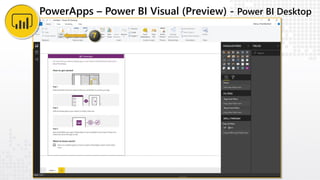 PowerApps – Power BI Visual (Preview) - Power BI Desktop
 