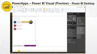 PowerApps – Power BI Visual (Preview) - Power BI Desktop
 