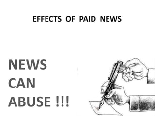 Paid news