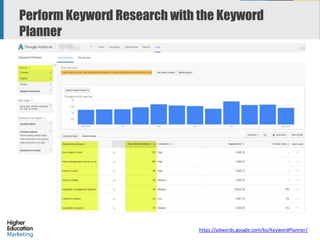 Perform Keyword Research with the Keyword
Planner
https://adwords.google.com/ko/KeywordPlanner/
18
 