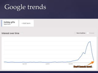 Google trends
 