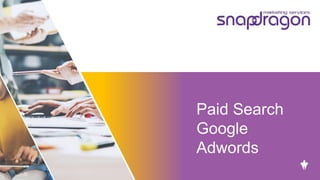 Paid Search
Google
Adwords
 