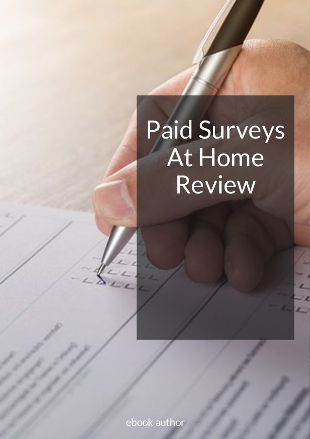 Paid Surveys at Home Review