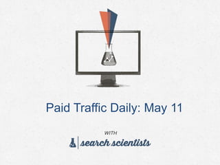 WITH
Paid Traffic Daily: May 11
 