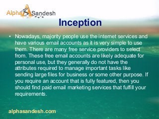 Paid vs free email marketing services