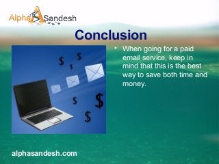 Paid vs free email marketing services